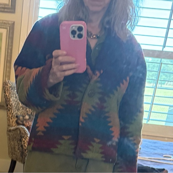 Colorful Patterned Women's Jacket - Picture 7 of 7